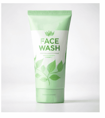 Face wash tube